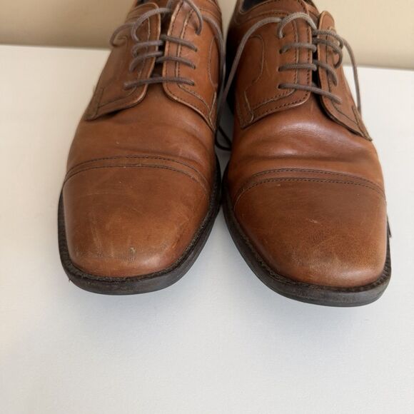Johnston & Murphy Brown Cap Toe Lace Up Oxfords Dress Shoes Men’s 9 M Leather main image 10